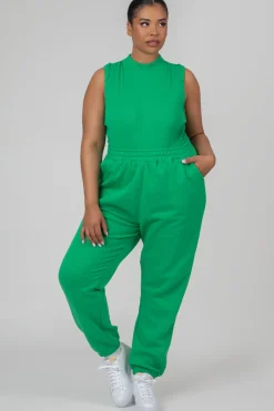Public Desire Curve 90S Oversized Joggers Green Cheap