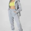 Public Desire Oversized Zip Through Hoodie Grey Marl Fashion