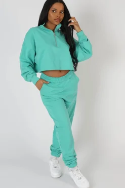 Public Desire 90's Oversized Joggers Peppermint Fashion