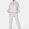 Public Desire 90S Oversized Joggers Oatmeal Marl Cheap