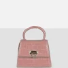 Public Desire The Lilly Textured Mini Bag Pink Hot