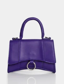 Public Desire The Luana Mini Bag Purple New